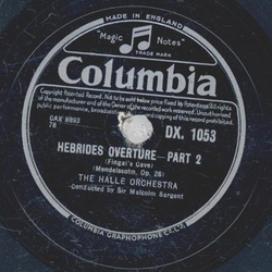 The Halle Orchestra - Hebrides Overture Part 1 / Part 2