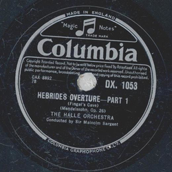 The Halle Orchestra - Hebrides Overture Part 1 / Part 2