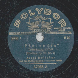 Alois Melichar - Finlandia 1. Teil / 2. Teil