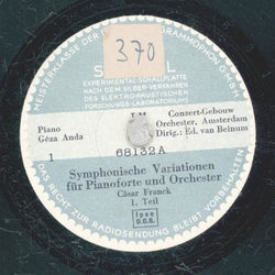 Géza Anda - César Frank: Symphonische Variationen für...