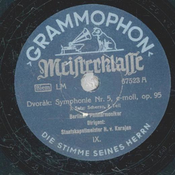 Berliner Philharmoniker - Dvork: Symphonie Nr. 5, e-moll op.95  3. Satz / 4. Satz