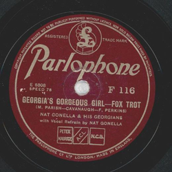 Nat Gonella - Georgias Georgeous Girl / Im gonna wash my...