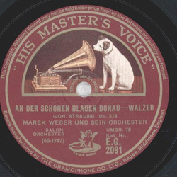 Marek Weber - An der schnen blauen Donau / Gold und Silber