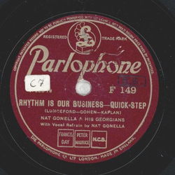 Nat Gonella & His Georgians - Rhythm is our Business / Breakin the Ice