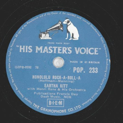 Eartha Kitt - Honolulu Rock-a-Roll-a / Je cherche un homme