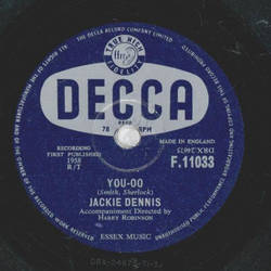 Jackie Dennis - You-oo / The purple people eater