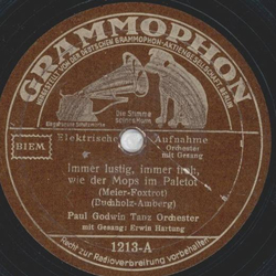 Erwin Hartung - Immer lustig, immer froh, wie der Mops im...