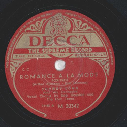 Connie Boswell - Home On The Range /  Jonny Long - Romance A La Mode