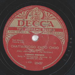 Carmen Miranda - Chattanoogo Choo Choo / Boneca De Pixie