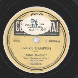 Ernie Benedict - Prairie Campfire / Hillybilly City, Nashville, Tenn.
