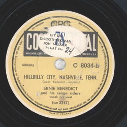 Ernie Benedict - Prairie Campfire / Hillybilly City, Nashville, Tenn.