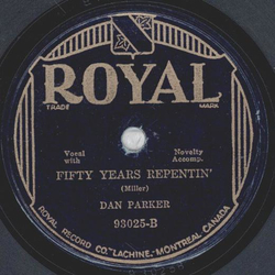Dan Parker - New 21 Years / Fifty Years Repentin