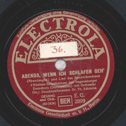 Regensburger Domchor - 2 Knabenstimmen - Abends, wenn ich...