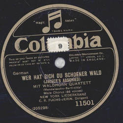 New York Liederkranz C. R. Fuchs-Jerin - Wer hat dich du...