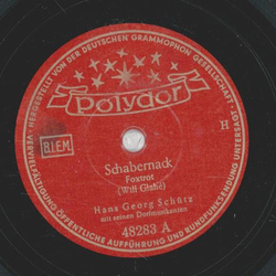 Hans Georg Schtz - Schabernack / Quecksilber Polka