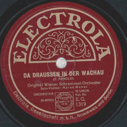Original Wiener Schrammel-Orchester - Da drauen in der Wachau / Mei Muatter war a Wienerin