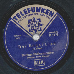Berliner Philharmoniker: Hans Schleger - Der Engel Lied / Moosröschen