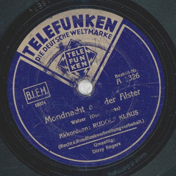 Rudolf Klaus - Mondnacht auf der Alster / Dizzy fingers