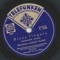 Rudolf Klaus - Mondnacht auf der Alster / Dizzy fingers