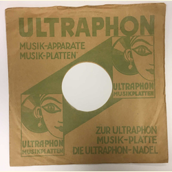 Original Ultraphon Cover fr 25er Schellackplatten A17 C