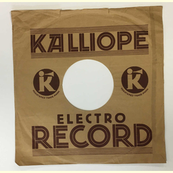 Original Kalliope Cover f�r 25er Schellackplatten A3 B