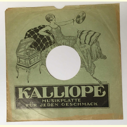 Original Kalliope Cover fr 25er Schellackplatten A7 B