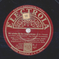 Leo Blech - Spinnerchor a. d. Oper: Der fliegende...