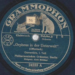 Philharmonisches Orchester -  Orpheus in der Unterwelt 1. Teil / 2. Teil