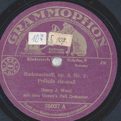 Henry J. Wood - Rachmaninoff, op.3 Nr.2 / Dvorak, op.101, Nr. 7: Humoreske