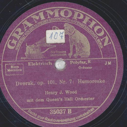 Henry J. Wood - Rachmaninoff, op.3 Nr.2 / Dvorak, op.101, Nr. 7: Humoreske