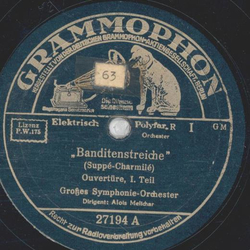 Groes Symphonie-Orchester - Banditenstreiche 1. Teil / 2. Teil