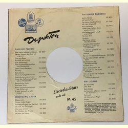 Cover Camillo Felgen f�r 25er Schellackplatten A12 C