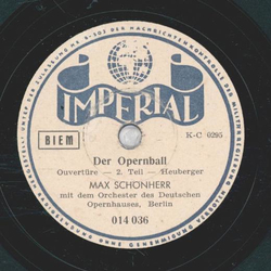 Max Schnherr - Der Opernball 1. Teil / 2. Teil