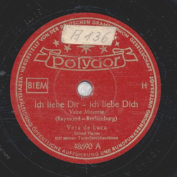 Vera de Luca - Ich lieber Dir - Ich liebe Dich / O,- oui,...