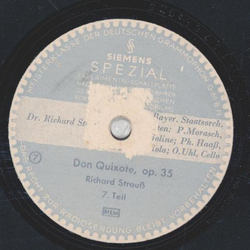 Richard Strau - Don Quixote, op35 Teil 5-8 ( 2 Platten )