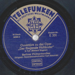 Berliner Philharmoniker - Ouvertüre zu der Oper  Der fliegende Holländer  1. Teil / 2. Teil
