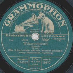 Efim Schachmeister - Walzerpotpourri 1.Teil / 2.Teil