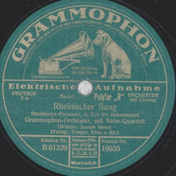 Joseph Snaga - Rheinischer Sang 