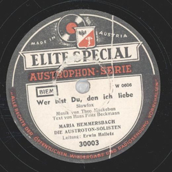 Maria Hemmersbach - Wer bist Du, den ich liebe / Mit den...