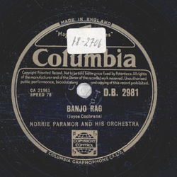 Norrie Paramor - The Wedding of the painted doll / Banjo Rag