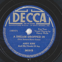 Andy Kirk - Is It A Sin / A Dream Dropped In