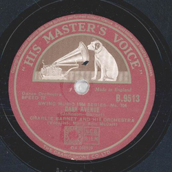 Charlie Barnet - Dark Avenue / Harlem Speaks