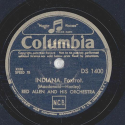 Red Allen - A Sheridan  Square  / Indiana