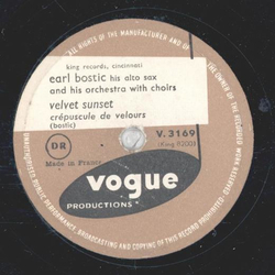 Earl Bostic his alto sax and his Orchestra with Choirs -...