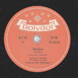 Caterina Valente - Baiao Bongo / Babalou