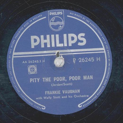 Frankie Vaughan - Pity the poor, poor man / The green door