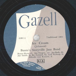 Buntas Storyville Jazz Band - Ice Cream / Careless Love