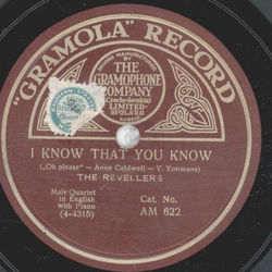 The Revellers - Mary Lou / I Know That You Know
