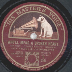 Jack Hyltons - Because I Love You / Who ll Mend A Broken Heart