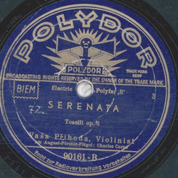 Vasa Prihoda, Violin Solo - Souvenir / Serenata